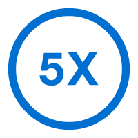 5X