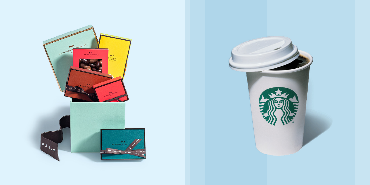 La Maison du Chocolat and Starbucks