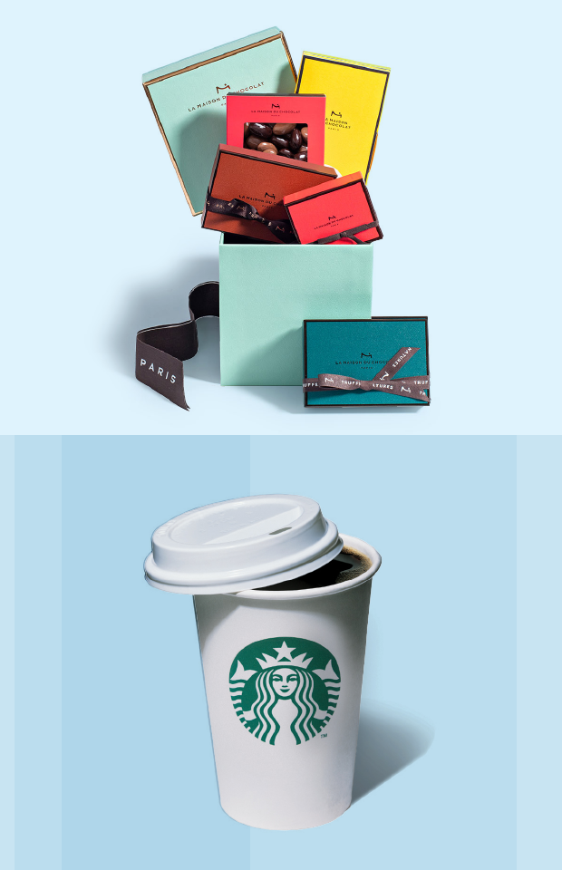 La Maison du Chocolat and Starbucks