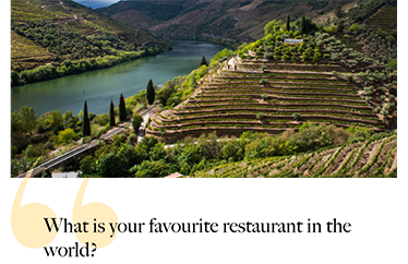 What is your favourite restaurant in the world?