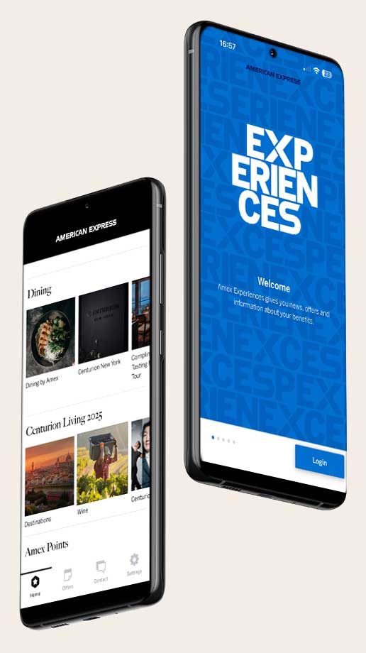 Amex Experiences App