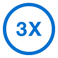 3X