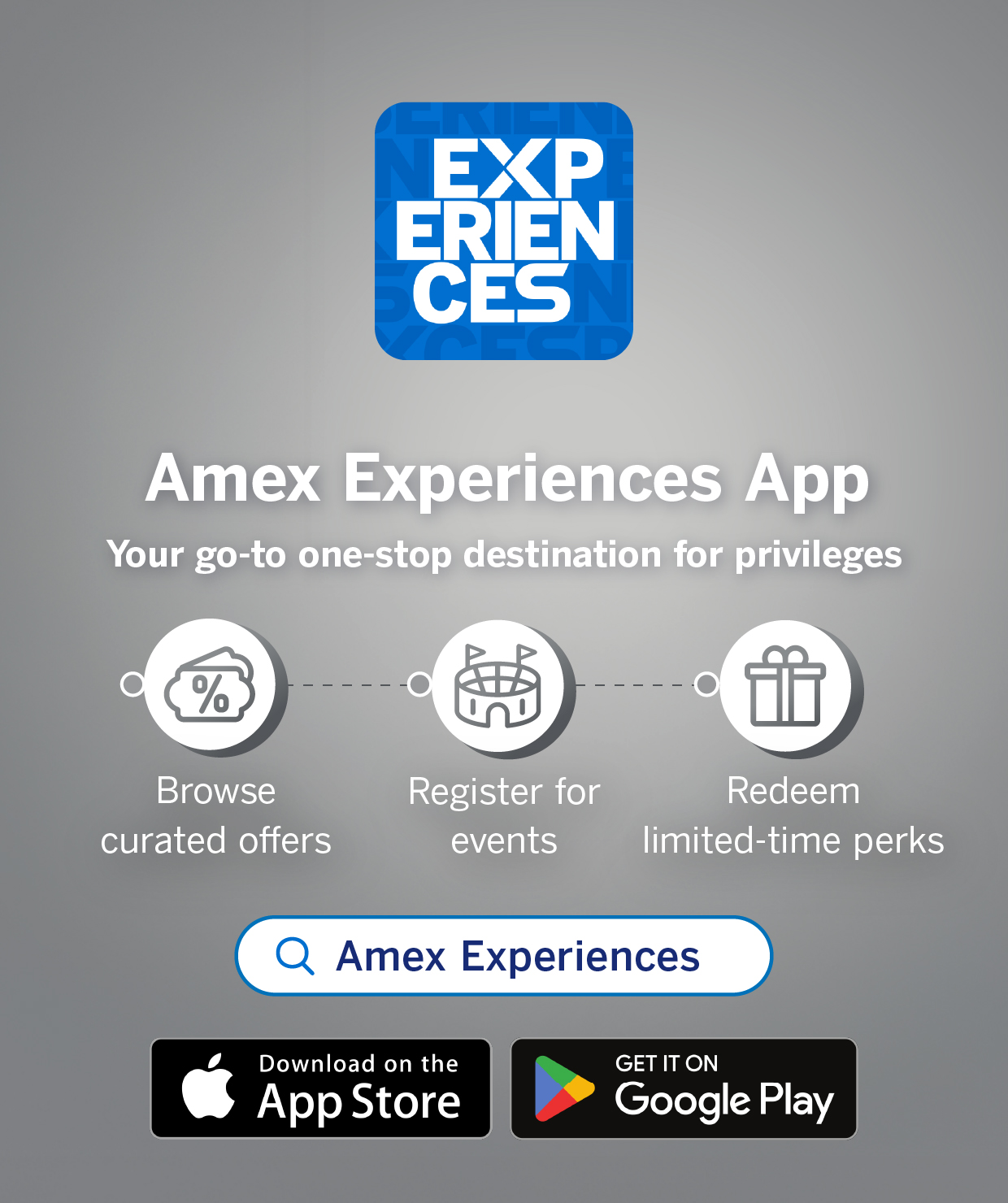 Amex Experiences App